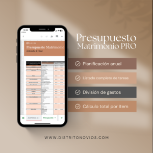 Presupuesto Matrimonio Pro